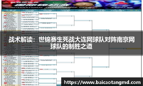 战术解读：世锦赛生死战大连网球队对阵南京网球队的制胜之道